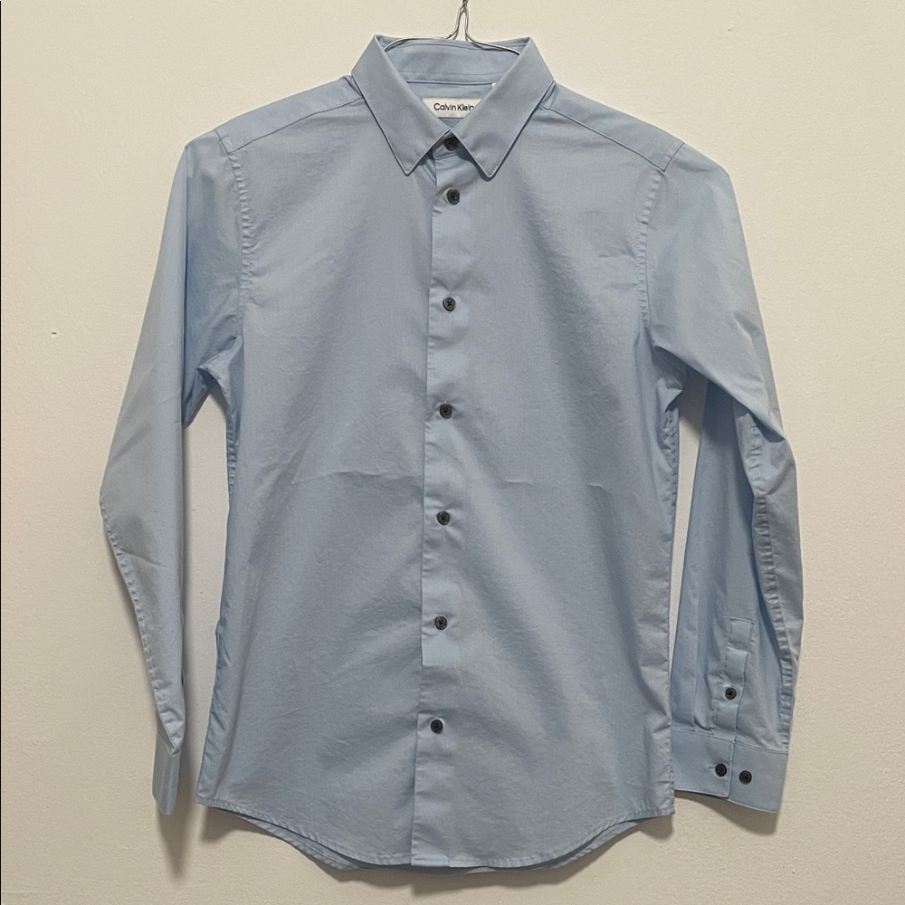 Calvin Klein Men's Sky Blue Dress Shirt